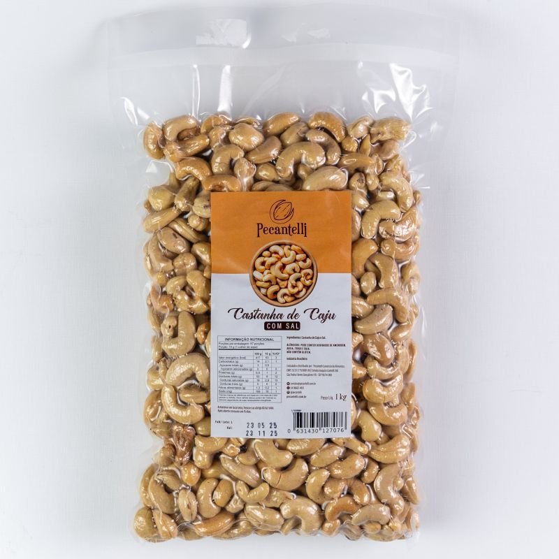 CASTANHA CAJU COM SAL KG