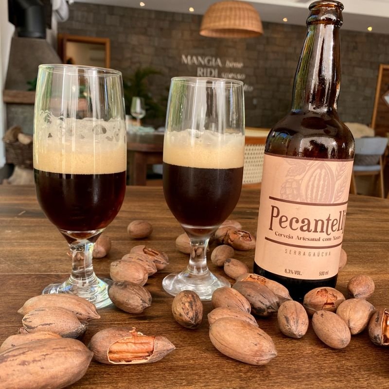 CERVEJA COM NOZ PECAN 500ML
