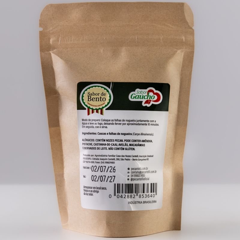 CHÁ DA FOLHA DE NOZ PECAN 50G