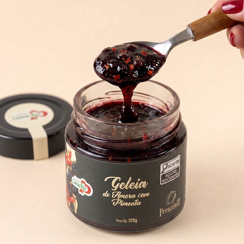 GELEIA DE AMORA COM PIMENTA 220G