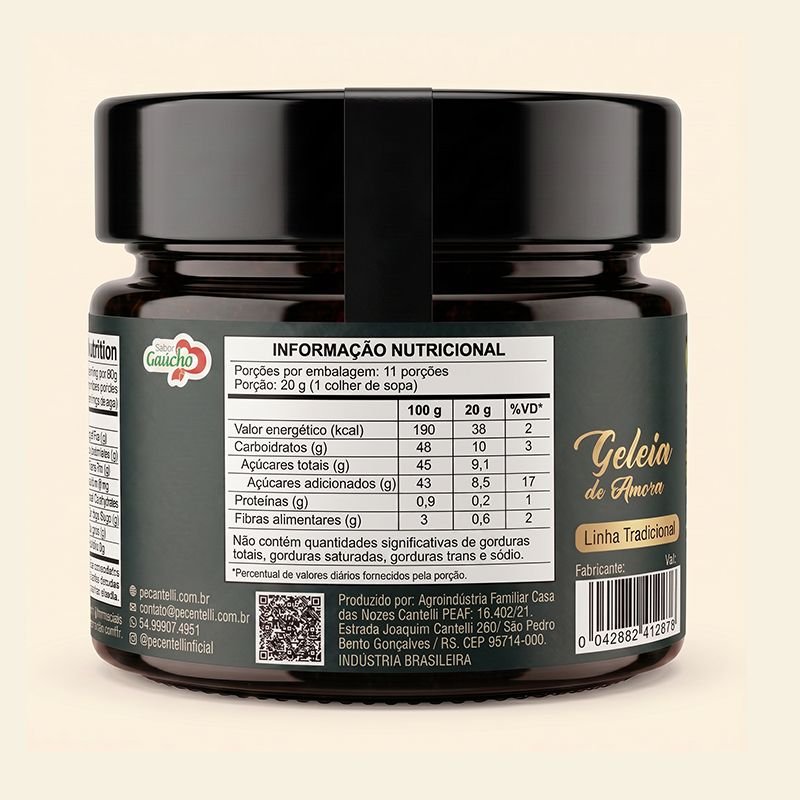 GELEIA DE AMORA COM PIMENTA 220G