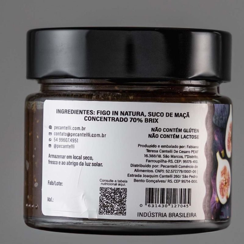 GELEIA DE FIGO SEM AÇUCAR 220G