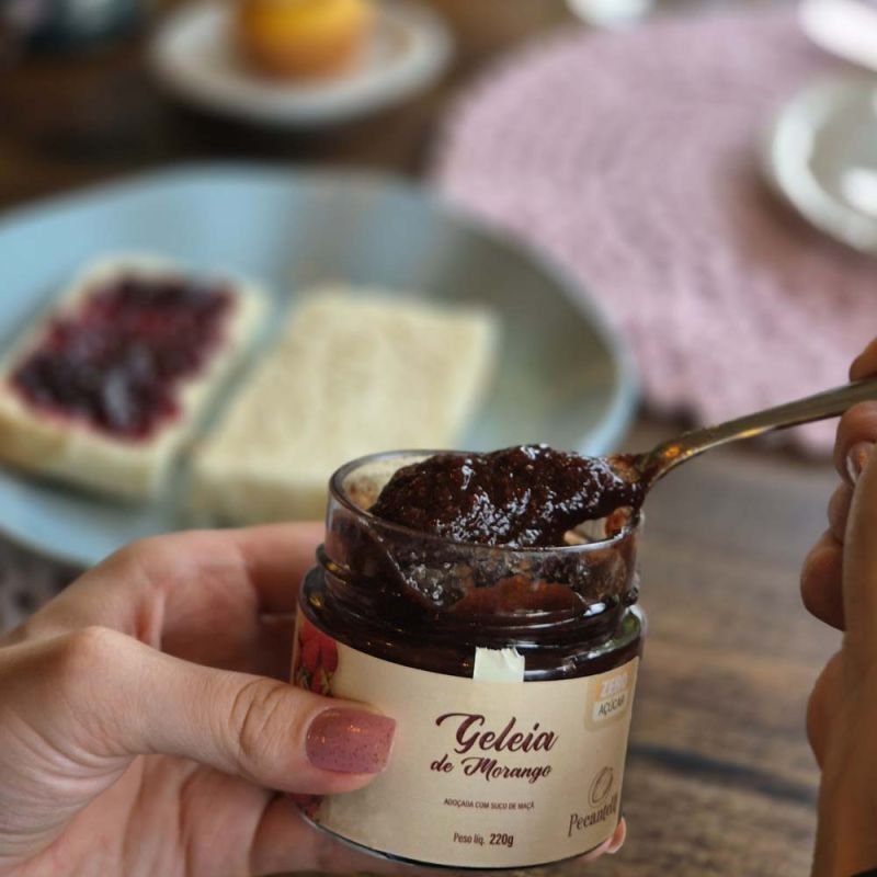 GELEIA DE MORANGO SEM AÇUCAR 220G