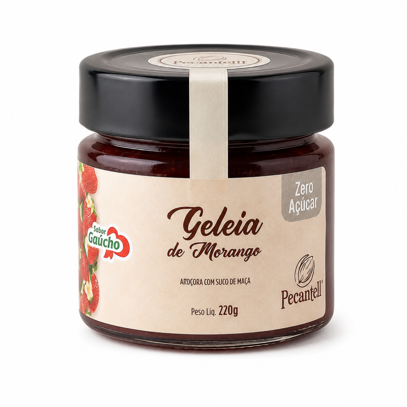 GELEIA DE MORANGO SEM AÇUCAR 220G