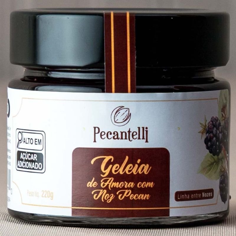 KIT 3 GELEIAS COM NOZ PECAN + NOZ PECAN CARAMELIZADA