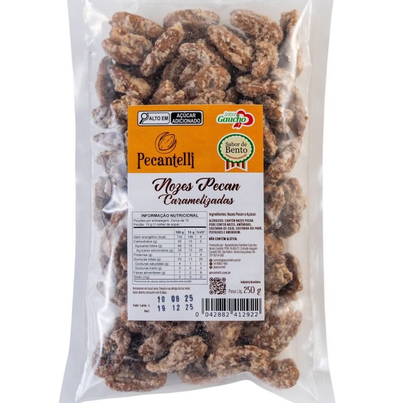 KIT 3 GELEIAS COM NOZ PECAN + NOZ PECAN CARAMELIZADA