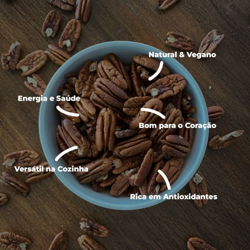 KIT 3KG DE NOZ PECAN IN NATURA INTEIRA