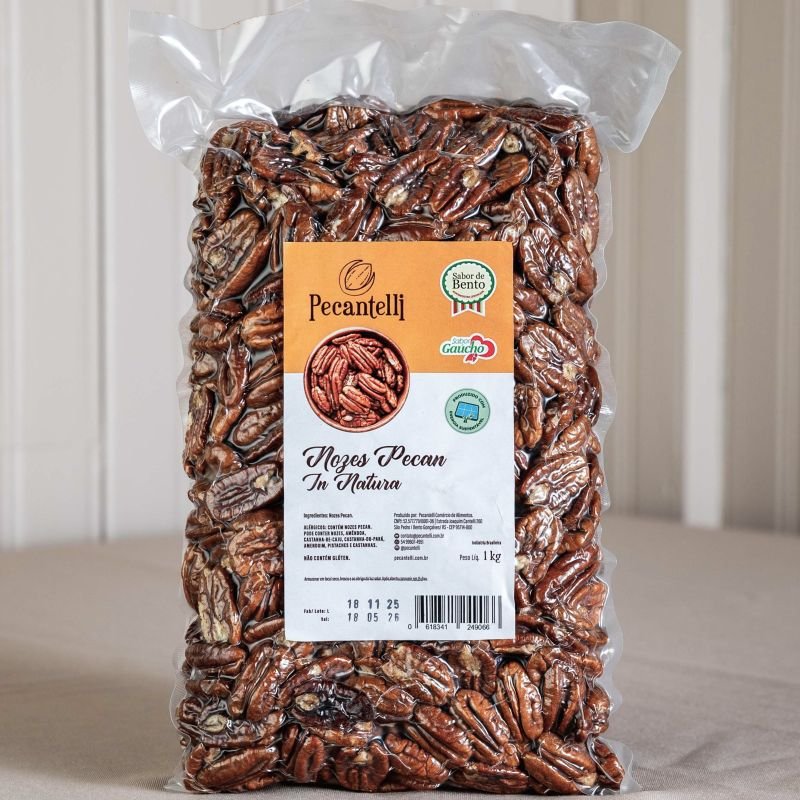 KIT 5KG DE NOZ PECAN IN NATURA INTEIRA