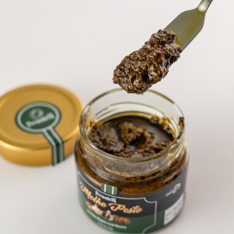 MOLHO PESTO AO ALHO NEGRO E NOZ PECAN 220G
