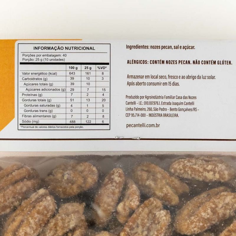 NOZ PECAN CARAMELIZADA AGRIDOCE 1KG