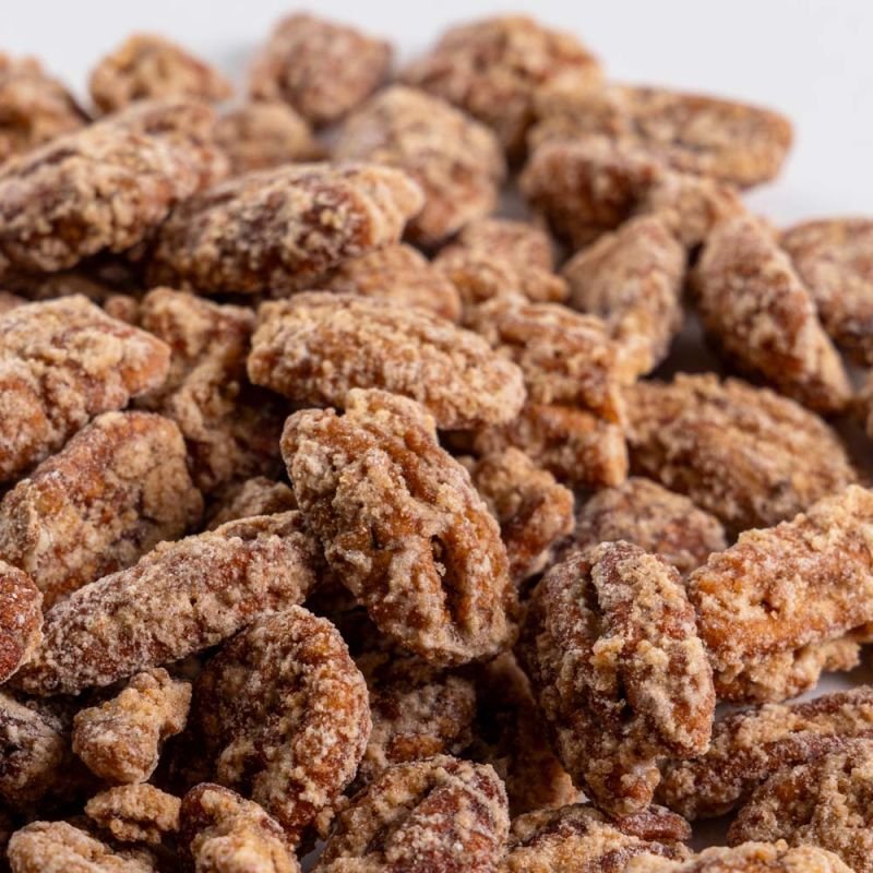 NOZ PECAN CARAMELIZADA DEMERARA + PIMENTA ROSA 250g