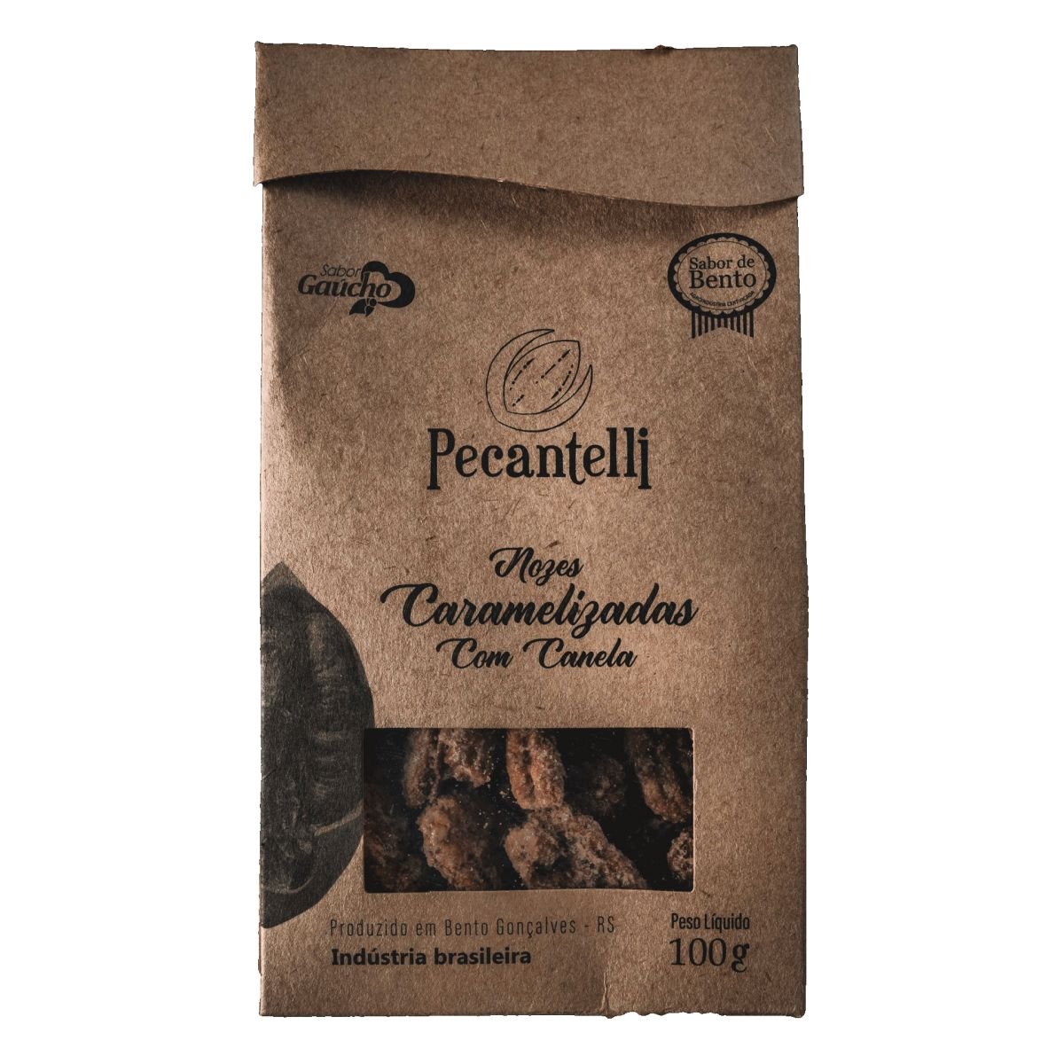 NOZES PECAN CARAMELIZADAS COM CANELA 100G