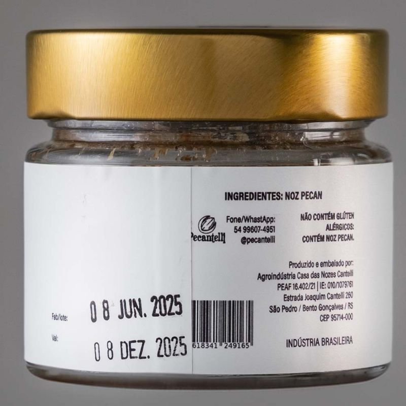 PASTA DE NOZ PECAN IN NATURA 150G