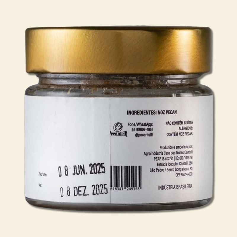 PASTA DE NOZ PECAN IN NATURA 150G
