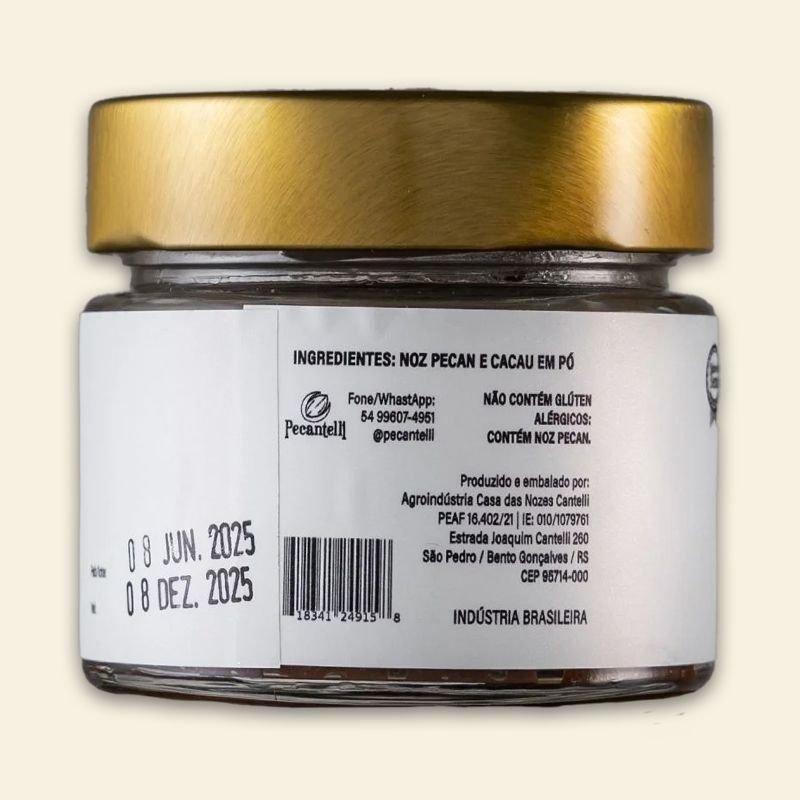 PASTA NOZ PECAN C/ CACAU 150G